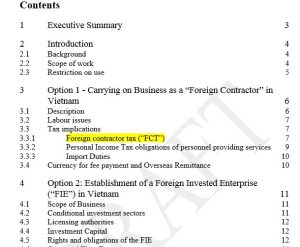 Thuế nhà thầu ( FCT) là loại thuế áp dụng đối với tổ chức, cá nhân nước ngoài (không hoạt động theo luật Việt Nam) có phát sinh thu nhập từ cung ứng dịch vụ hoặc dịch vụ gắn với hàng hóa tại Việt Nam.