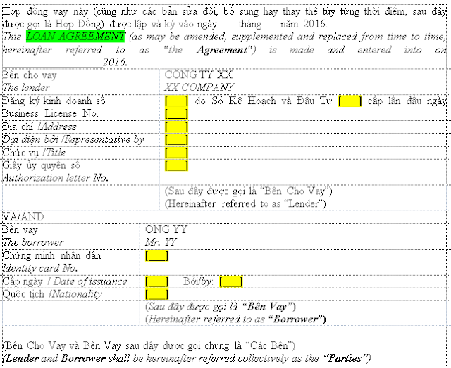 hợp đồng vay nước ngoài, mẫu hợp đồng song ngữ, Hợp đồng song ngữ Anh Việt, soạn thảo hợp đồng song ngữ Anh Việt, mẫu hợp đồng vận chuyển, mẫu hợp đồng FIDIC, hợp đồng fidic là gì, hợp đồng kinh tế song ngữ, hợp đồng fidic song ngữ, hợp đồng vay