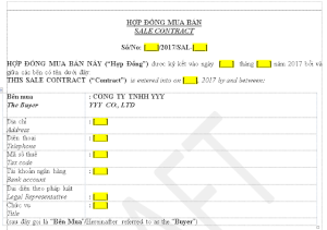 Tiếp theo bài viết về Một số mẫu Hợp đồng thường dùng cho các Doanh nghiệp thương mại, sản xuất; chúng tôi chia sẻ Mẫu hợp đồng Bán hàng để Bạn đọc tham khảo.  Hợp đồng Bán hàng là dùng cho chính Doanh nghiệp đó bán ra / cung cấp sản phẩm, dịch vụ của doanh nghiệp mình, khác với Hợp đồng Mua hàng/Mua sắm - được dùng cho Doanh nghiệp mua sắm các hàng hóa, nguyên vật liệu, thành phẩm hoặc bán thành phẩm từ các doanh nghiệp, cá nhân khác.