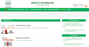 CÔNG TY CỔ PHẦN VQC - Công ty hàng đầu trong nghiên cứu, sản xuất và kinh doanh dược liệu quý Việt Nam cần tuyển nhân viên