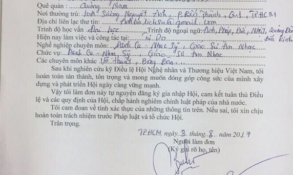 Điều Lệ Hội Nghệ Nhân Và Thương Hiệu Việt Nam, tranh cãi việc Ngọc Sơn được phong giáo sư âm nhạc, thu hồi bằng khen của hội nghệ nhân và thương hiệu Việt Nam cho Ngọc Sơn, Ngọc Sơn được phong giáo sư